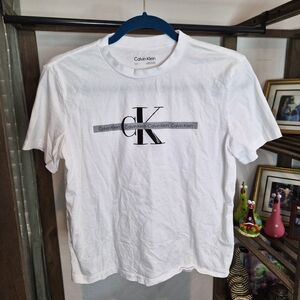 Calvin Klein White Logo T-Shirt